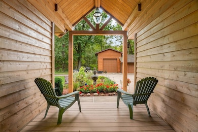 Charming front entry.