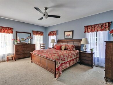 Master bedroom on first floor