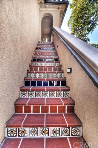 Beautiful steps lead to Upper level home