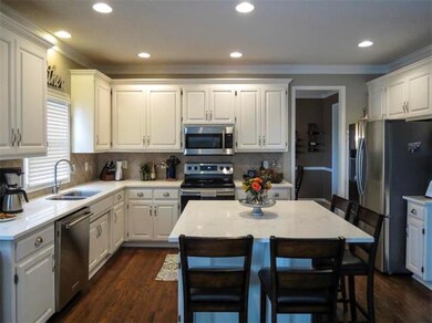 kitchen features all new stainless appliances