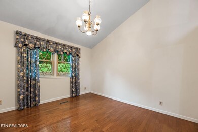 Spacious dining area