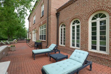 Huge brick patio