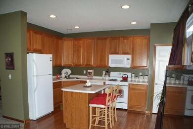 Center Island and informal eating area with slidin