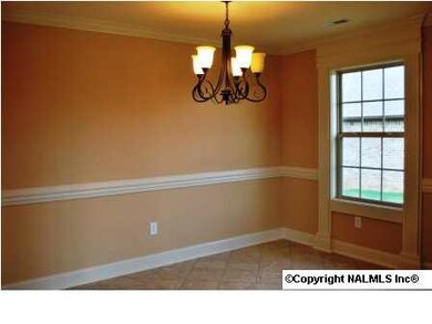 Breakfast Room with chair rail