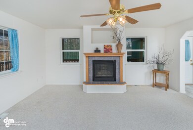 Living room toward covered porch