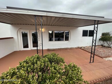 Covered front patio