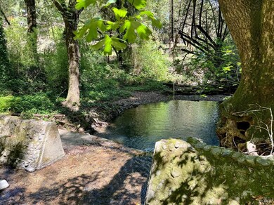 In stream plunge pool 8+ ft ddep with water fall - cool off from April though October
