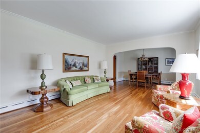 Formal Living Room w/ hardwood floors