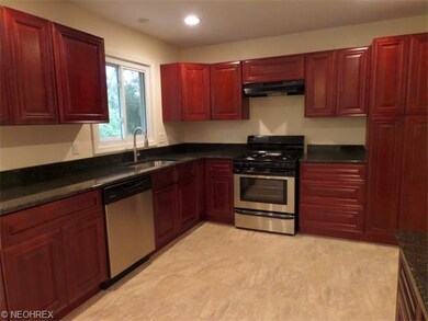 A closer view of the well laid out new kitchen.
