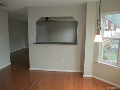 View from eat in Kitchen to Family Room!