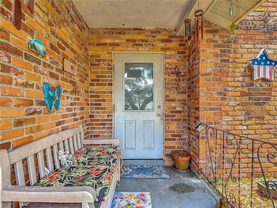 Beautiful brick entry way