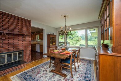 Enjoy the dual fireplace from the dining or living