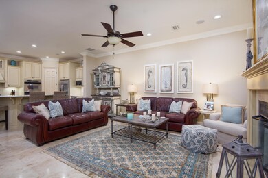 Living Room with Fireplace