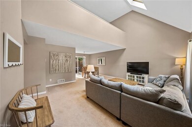 Spacious great room opens up to the dining room pe