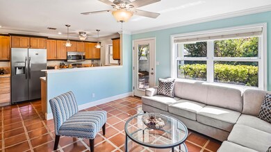 Open plan living area