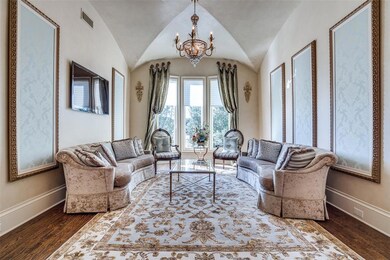 Light and inviting formal living or dining with gr