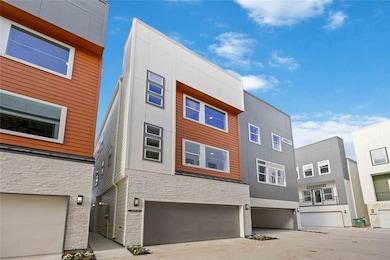 A unique view of the brand new, three-story home w