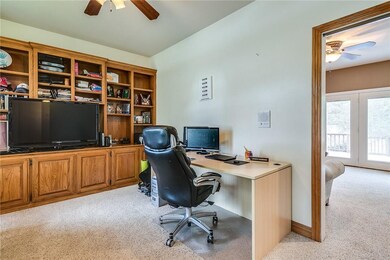 The study features lots of built-ins and offers pl