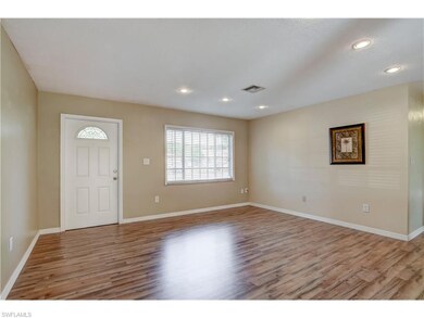 Entry Way with amazing wood floors!