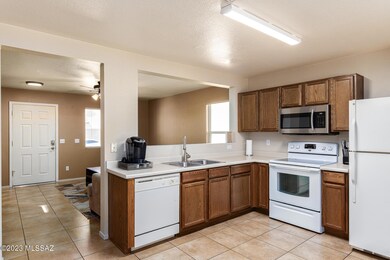Kitchen Opening to Living Room