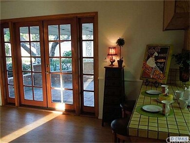 French doors leading out to back yard.