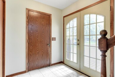 Sunny and spacious front entry