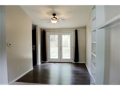 Dinning Room with French Doors