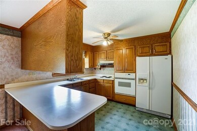 Kitchen with island.