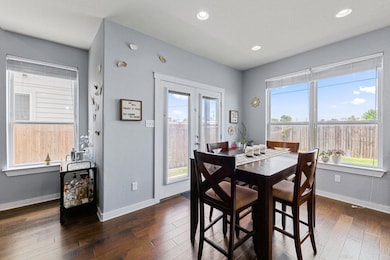 Dining area with healthy amount of natural light,