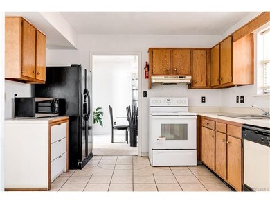 Kitchen provides ample storage and good work space