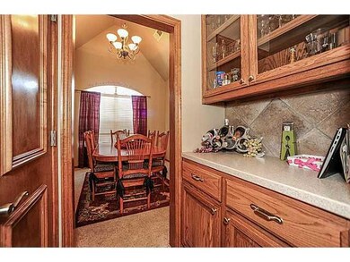 Dining Room. Between the dining room and kitchen i