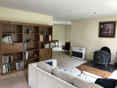 View from living room and entrance...