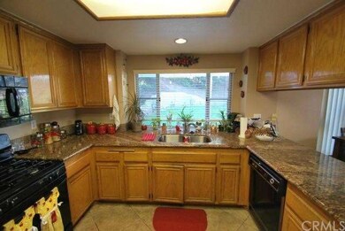 kitchen with view to back.