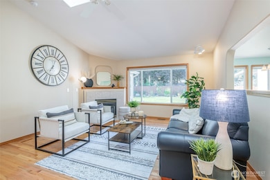 Gas fireplace, just in time for fall.