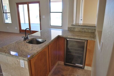 Wet bar in greatroom