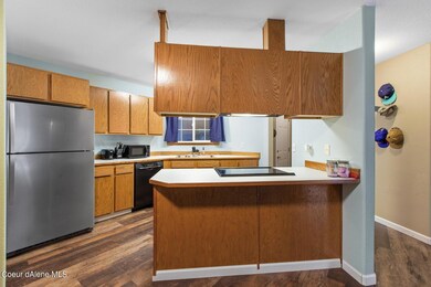 Kitchen Adjacent to Living Room