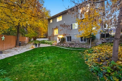 Back of house with a patio area