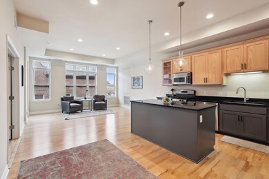 Generous living space abounds in this room