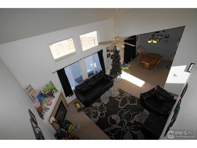 Elavated View of Open Dining and Family Room