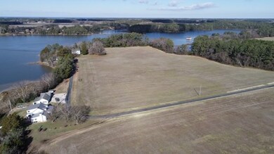Property is bounded by road shown