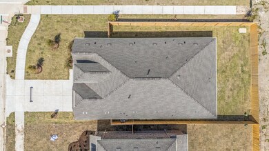 This aerial view of your home shows the amazing vi