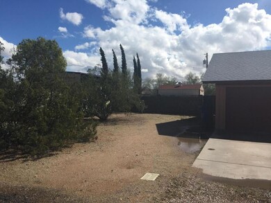 Large side yard in front