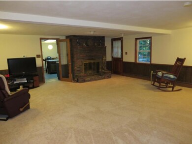 Fireplace in  family room