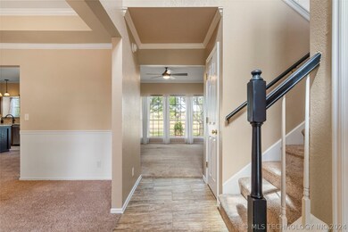 Formal dining or office to the left