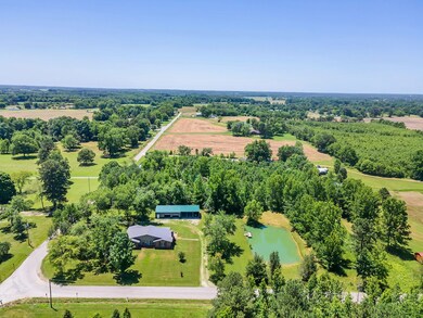 surrounded by beautiful trees and farmland