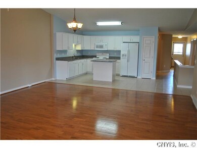 1st Floor Plan. This is an absolutely fantastic value, hardwood and tile floors throughout the first floor, open floor plan with cathedral ceilings. Just pick your favorite paint colors and bring your furniture!