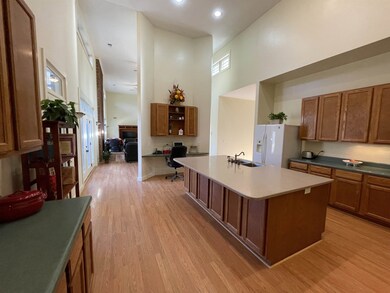 Huge kitchen...
