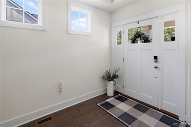 Beautiful Foyer with craftsman details.