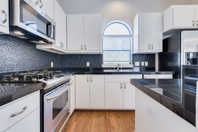 Open kitchen on second floor