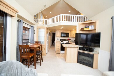 Open concept living/dining area